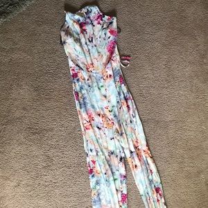 Colorful pants romper